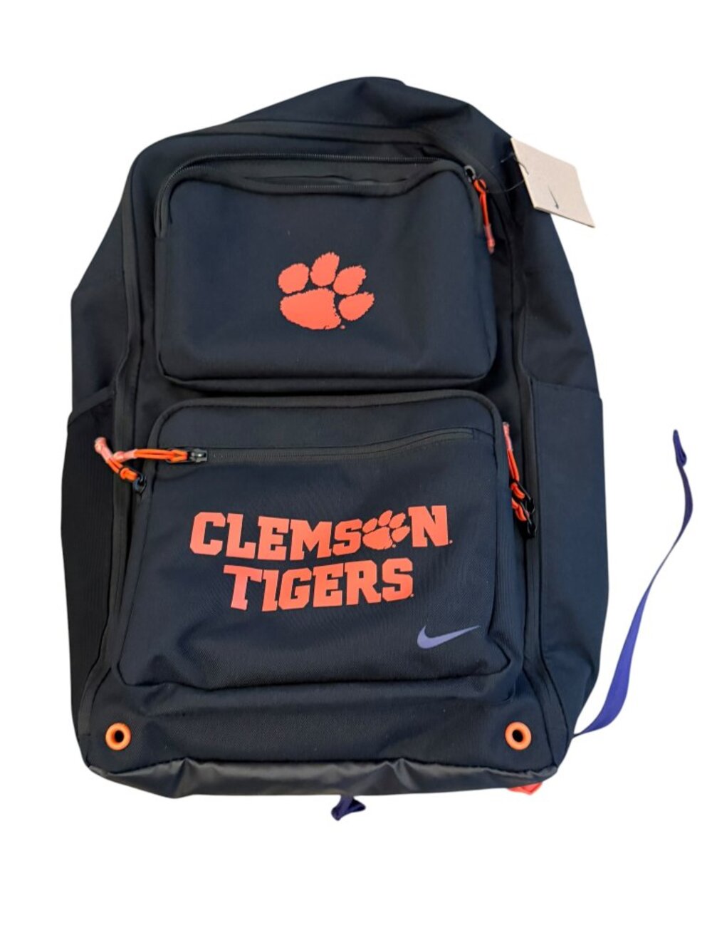 NWT Nike Clemson Tigers Black Backpack
